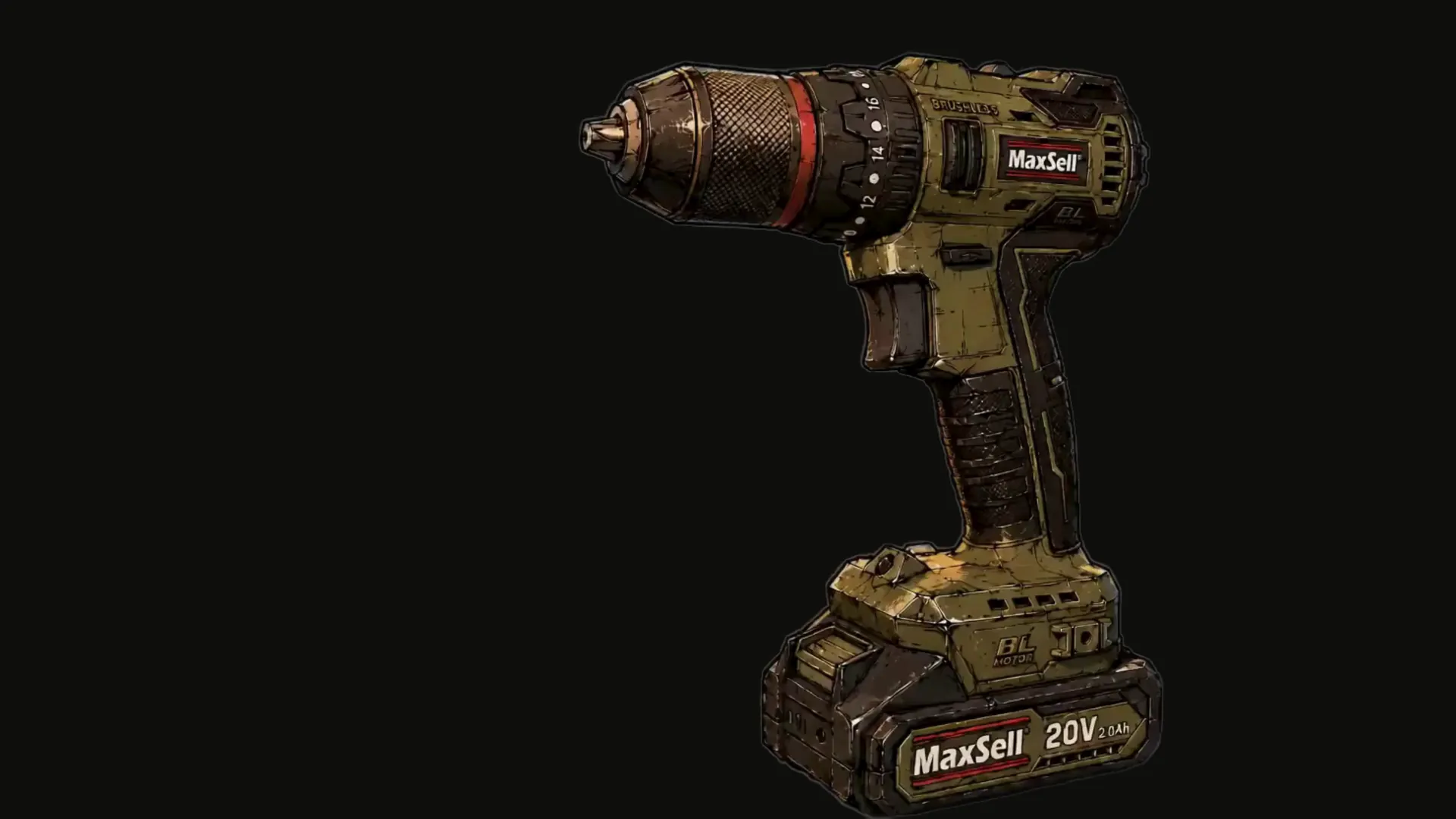 MaxSell MCI-10C cordless hammer drill
